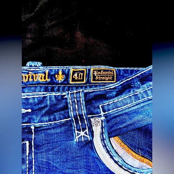 Men’s Rock Revival Jeans. Size 40 waist. - Picture 6 of 7
